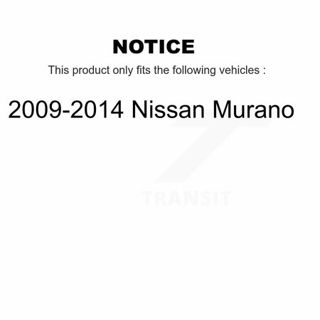 Unity Automotive Front Right Suspension Strut Coil Spring Assembly For 2009-2014 Nissan Murano 78A-11764